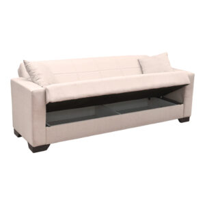 438 000005 2 Vox Sofa bed Argos The Classic three seater with storage space beige fabric 210x84x83cm