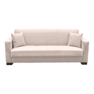 438 000005 3 Vox Sofa bed Argos The Classic three seater with storage space beige fabric 210x84x83cm