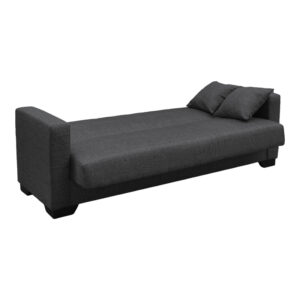 438 000006 1 Vox Sofa bed Argos The Classic three seater with storage space grey fabric 210x84x83cm
