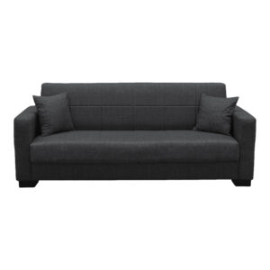 438 000006 3 Vox Sofa bed Argos The Classic three seater with storage space grey fabric 210x84x83cm