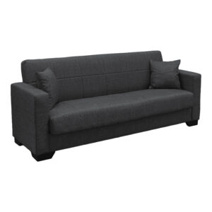 Vox Sofa bed Argos The Classic three seater with storage space grey fabric 210x84x83cm