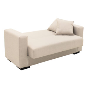 438 000009 1 Vox Sofa bed Argos The Classic two seater with storage space beige fabric 150x84x83cm