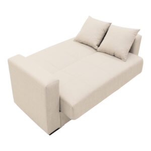438 000009 3 Vox Sofa bed Argos The Classic two seater with storage space beige fabric 150x84x83cm