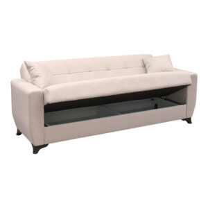 438 000013 2 Sofa Bed Modesto Argos The Classic three seater with storage space beige fabric 215x84x83cm