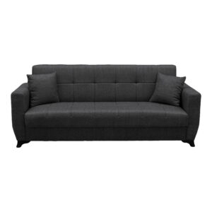 438 000014 3 Sofa Bed Modesto Argos The Classic three seater with storage space grey fabric 215x84x83cm
