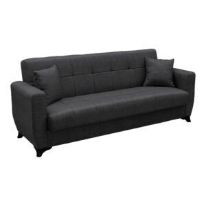 Sofa Bed Modesto Argos The Classic three seater with storage space grey fabric 215x84x83cm