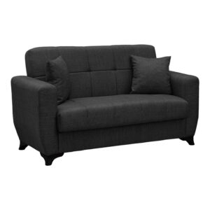 Sofa Bed Modesto Argos The Classic two seater with storage space grey fabric 155x84x83cm