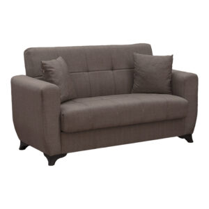 Sofa Bed Modesto Argos The Classic two seater with storage space brown fabric 155x84x83cm