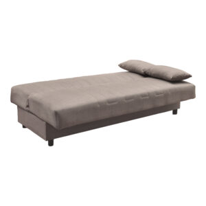 438 000021 2 Three seater sofabed Romina Argos The Classic with storege space dark grey fabric 180x75x85cm