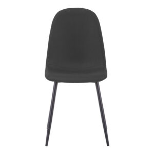 499 000012 3 Chair Bella Argos The Classic anthracite fabric with black metal leg 44x55x85cm
