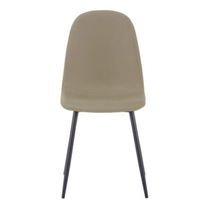 499 000015 3 Chair Bella Argos The Classic olive green fabric with black metal leg 44x55x85cm