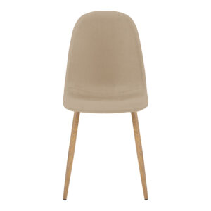 499 000017 3 Chair Bella Argos The Classic beige fabric with natural color metal leg 44x55x85cm