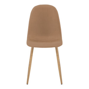 499 000019 3 Chair Bella Argos The Classic tan fabric with natural color metal leg 44x55x85cm