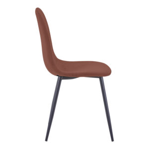 499 000021 2 Chair Bella Argos The Classic dusty pink velvet fabric with black metal leg 44x55x85cm