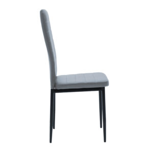 499 000043 2 Chair Parker Argos The Classic anthracite PU with black metal leg 41x48x96cm