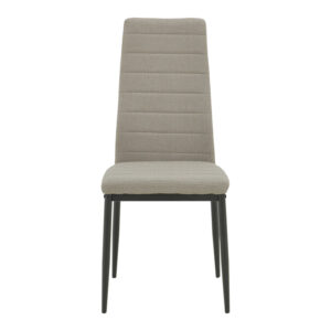 499 000047 3 Chair Parker Argos The Classic anthracite fabric with black metal leg 41x48x96cm