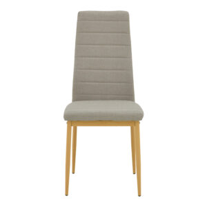 499 000048 3 Chair Parker Argos The Classic beige fabric with natural color metal leg 41x48x96cm