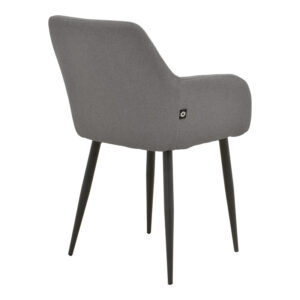 029 000487 1 Armchair Telia Argos The Classic anthracite fabric-black metal 60x54x85cm