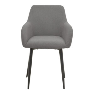 029 000487 3 Armchair Telia Argos The Classic anthracite fabric-black metal 60x54x85cm