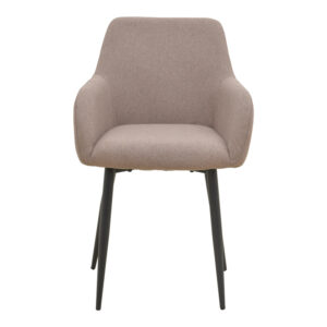 029 000488 3 Armchair Telia Argos The Classic beige fabric-black metal 60x54x85cm