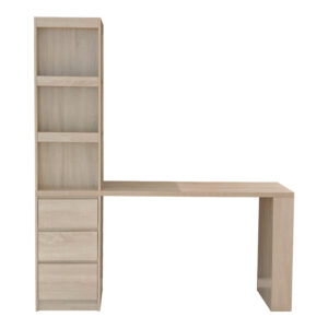 072 000190 2 Desk with bookcase Cliner Argos The Classic sonoma 140x50x180cm
