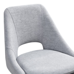 093 000044 3 Bar stool Initiate Argos The Classic fabric grey-black metal leg 48x56x98cm