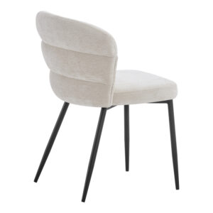 093 000045 1 Chair Mercy Argos The Classic beige fabric with black metal leg 57x60.5x79cm