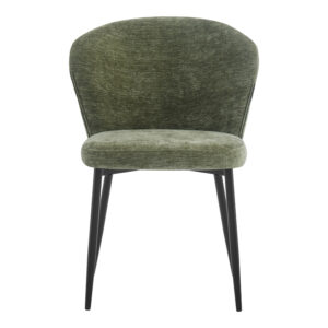 093 000046 3 Chair Mercy Argos The Classic olive green fabric with black metal leg 57x60.5x79cm