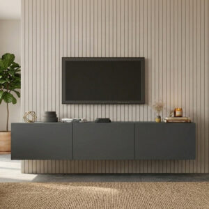 Wall mounted tv stand Felita Argos The Classic anthracite 150x31.4x30cm