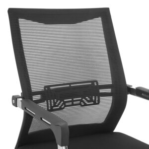 127 000203 3 Visitor office chair Chromatic Argos The Classic black mesh with metal 54x53x97cm