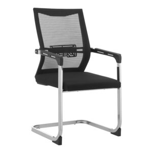 Visitor office chair Chromatic Argos The Classic black mesh with metal 54x53x97cm