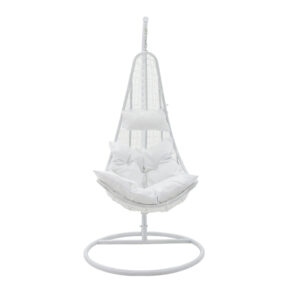 135 000004 2 Soleil Argos The Classic swing hanging metal-pp-pillow white 103x83x200cm