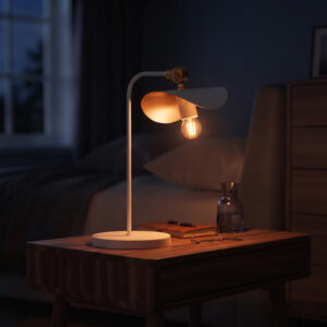 193 000131 1 Table lamp Curve Argos The Classic E27 white gold metal 30x30x25cm