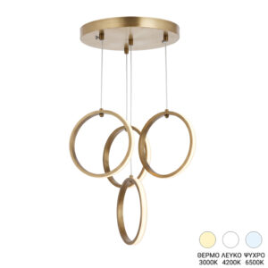 Ceiling light multi light Novel Argos The Classic LED black metal 30x30x80cm