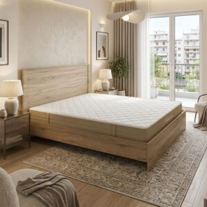 Bed with mattress Athos-Nemesis Argos The Classic sonoma 160x200cm