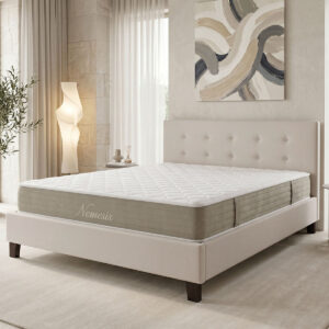 Bed with mattress Mago-Nemesis Argos The Classic fabric ecru 160x200cm