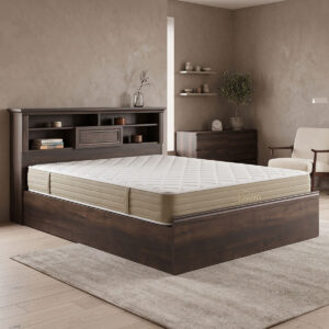 Bed with mattress Mozart Nemesis Argos The Classic walnut 160x200cm