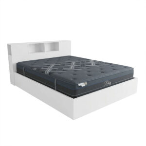 200 001819 1 Bed with mattress Olympus Resty Argos The Classic white 160x200cm