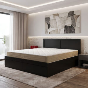 Bed with mattress and drawer Olympus Nemesis Argos The Classic wenge 160x200cm