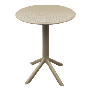 200 001853 2 Dining set Mercon Hush Argos The Classic set 3pcs cappuccino PP Φ60x75cm