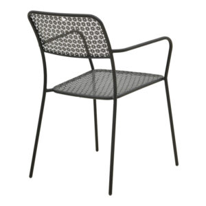 218 000055 2 Stackable armchair Federal Argos The Classic black metal 57x58x81.5cm