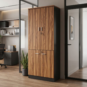 Professional cabinet Enhansa Argos The Classic walnut anhracite 80x40x200cm