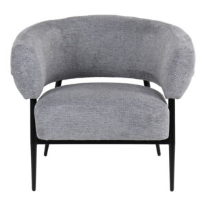 255 000089 3 Armchair Penfel Argos The Classic grey fabric with black metal leg 71x82x74cm