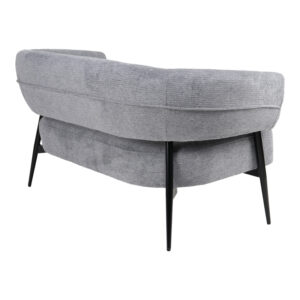 255 000091 1 Armchair Luvina Argos The Classic grey fabric with black metal leg 71x145x73cm