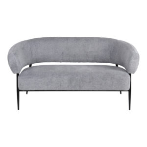 255 000091 3 Armchair Luvina Argos The Classic grey fabric with black metal leg 71x145x73cm