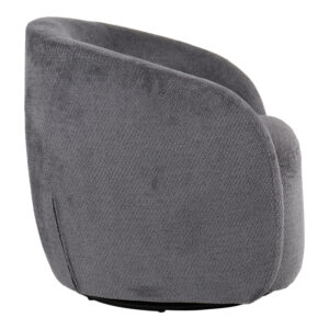 255 000092 2 Armchair Barrelo Argos The Classic swivel anthracite fabric 77x72x69cm