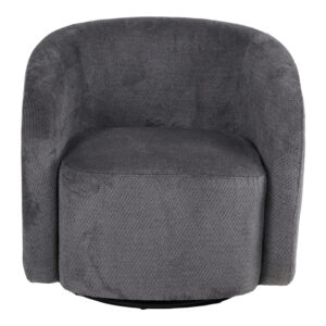 255 000092 3 Armchair Barrelo Argos The Classic swivel anthracite fabric 77x72x69cm