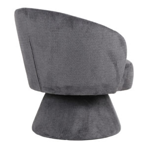 255 000093 1 Cioura Argos The Classic swivel armchair anthracite fabric 70x68x75cm
