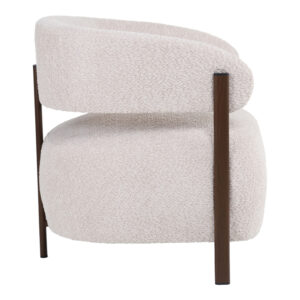 255 000094 2 Melita armchair Argos The Classic beige boucle with brown metal leg 68.5x65x69cm