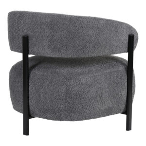 255 000095 1 Melita armchair Argos The Classic grey boucle with black metal leg 68.5x65x69cm